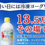 【13.5万人】コンビニ サントリー天然水(ジュース)
